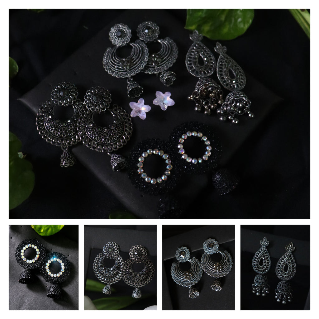 Noorika - 5 Earrings, One Stunning Box🌸 - Areumi