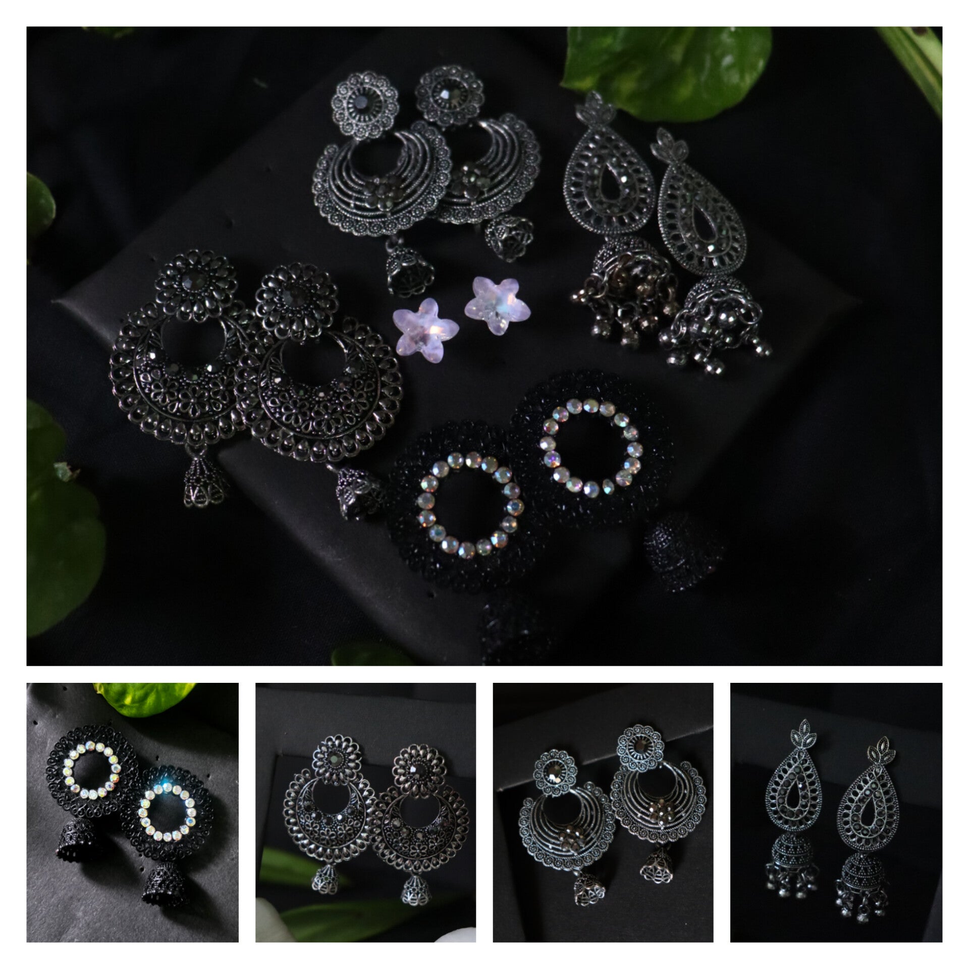 Noorika - 5 Earrings, One Stunning Box🌸 - Areumi