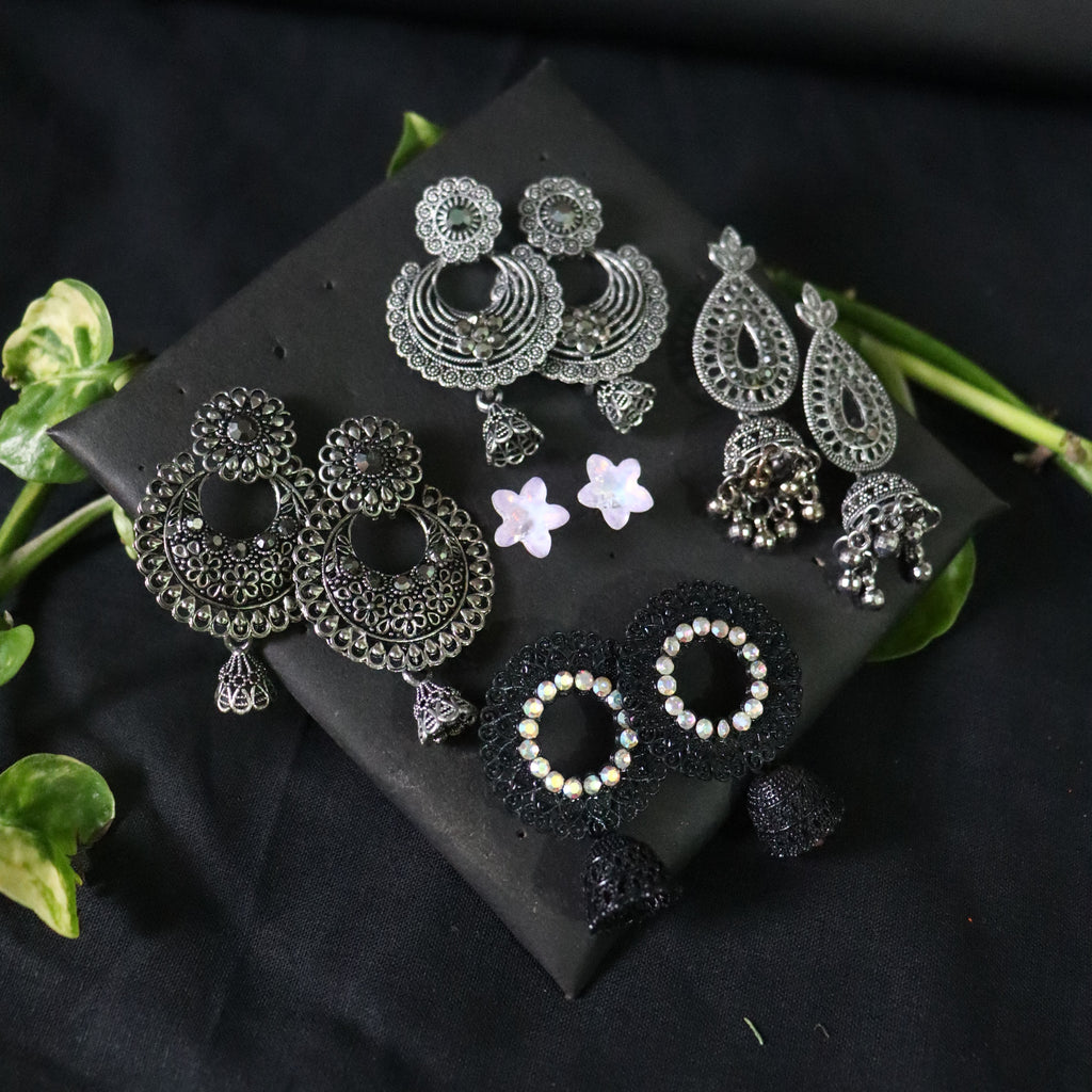 Noorika - 5 Earrings, One Stunning Box🌸 - Areumi