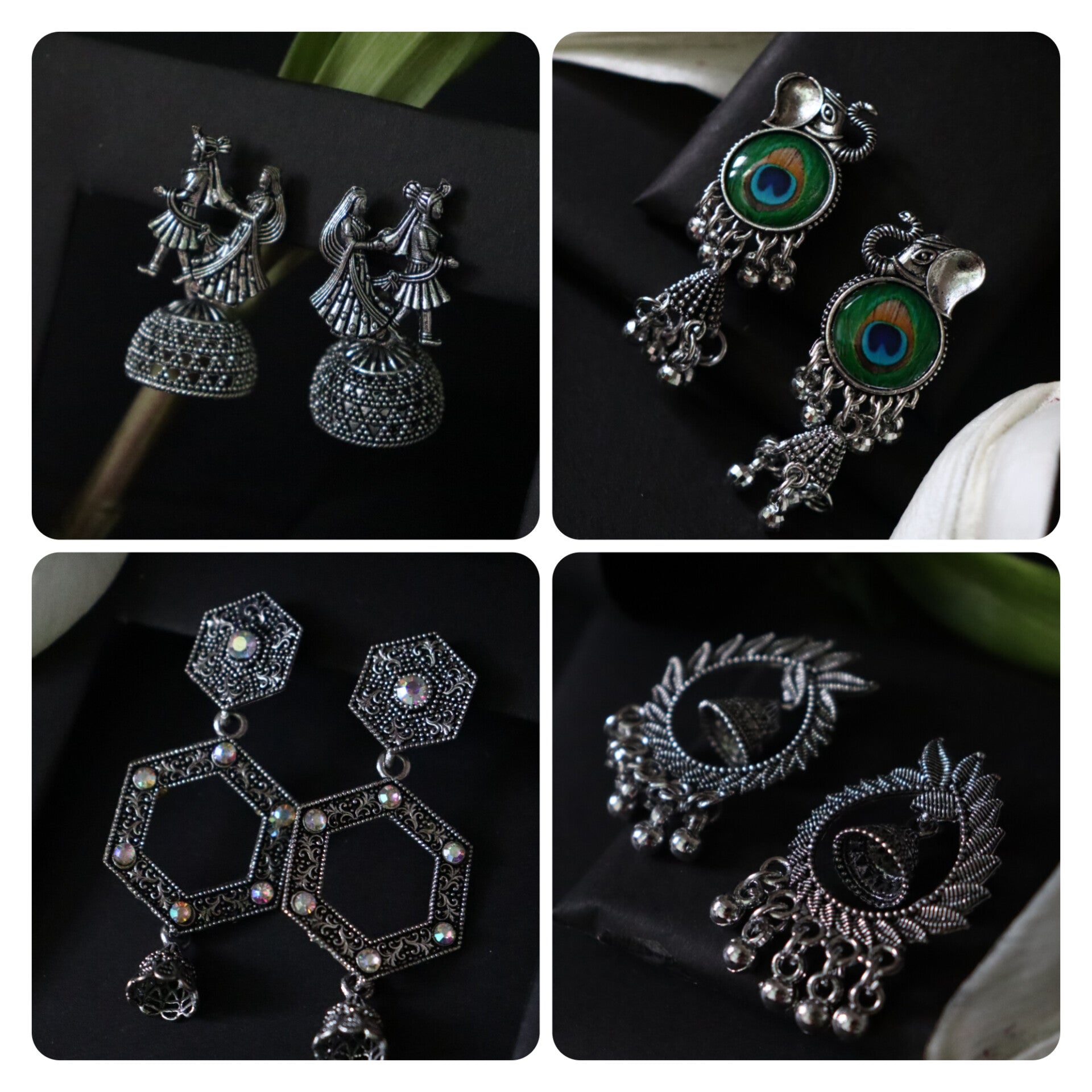 The Ultimate 8 - in - 1 Earring “combo earrings online” ✨ - Areumi