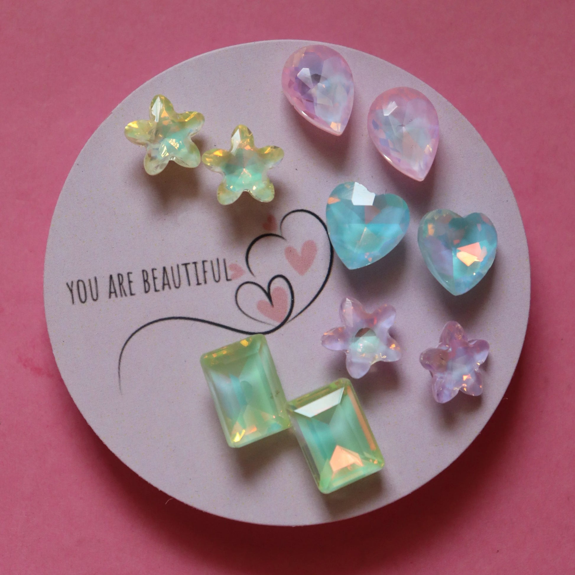 Crystal Candy Combo Card Set | 6 Pairs Combo Set - Areumi