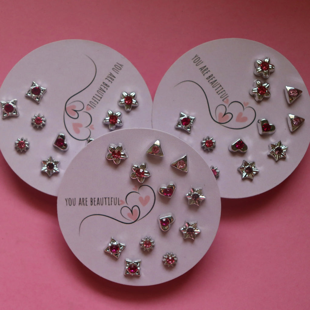 Radiant Hearts & Stars Combo Set 6 Pairs Combo Set - Areumi