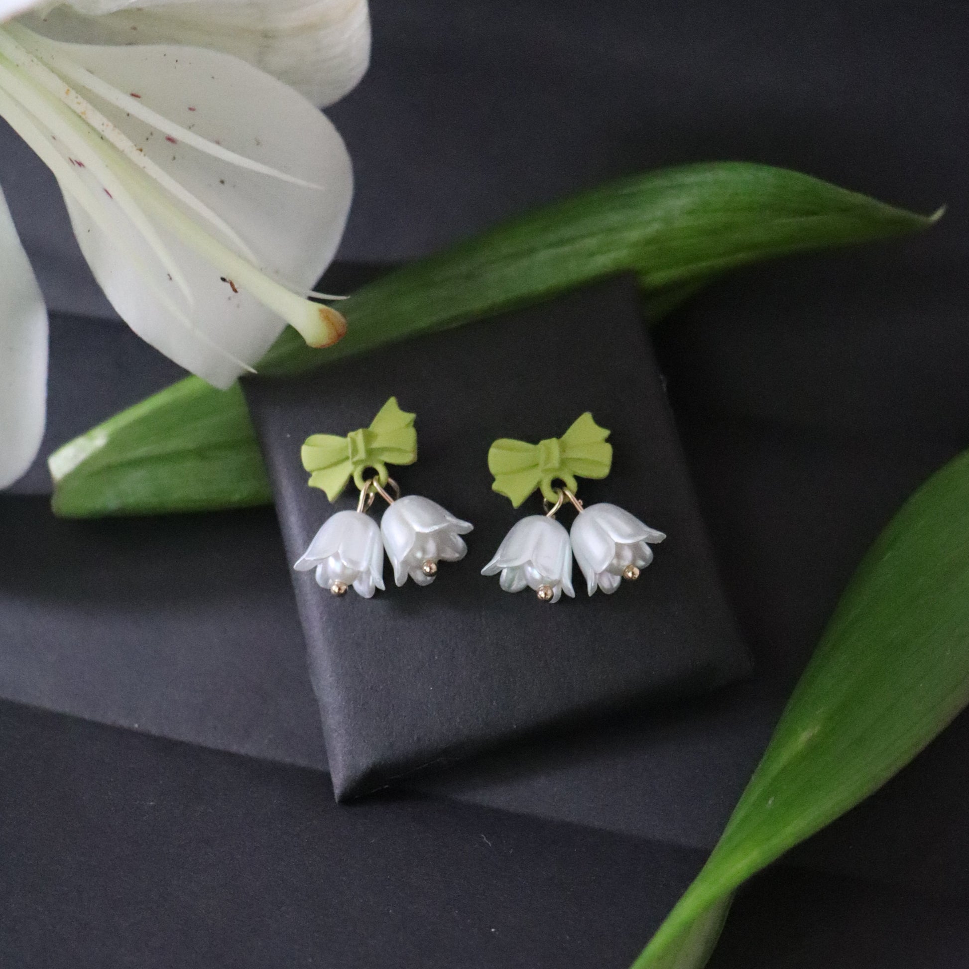 BloomBelle Tulip Drops Earring - Areumi